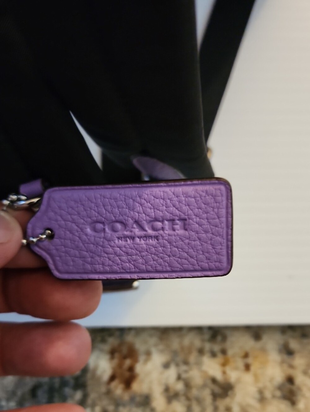 Coach Court Signature Canvas Mini Backpack in Lavender and Brown. E2321-6671. - Picture 5 of 16